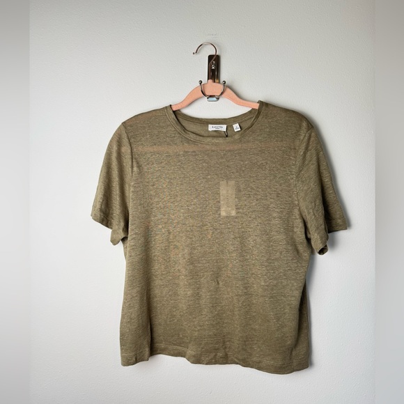 Aritzia Babaton Loom Linen Pegasus T-Shirt - Picture 6 of 11